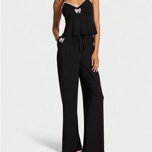 Victoria Secret Soft Bow Pajama Set M
